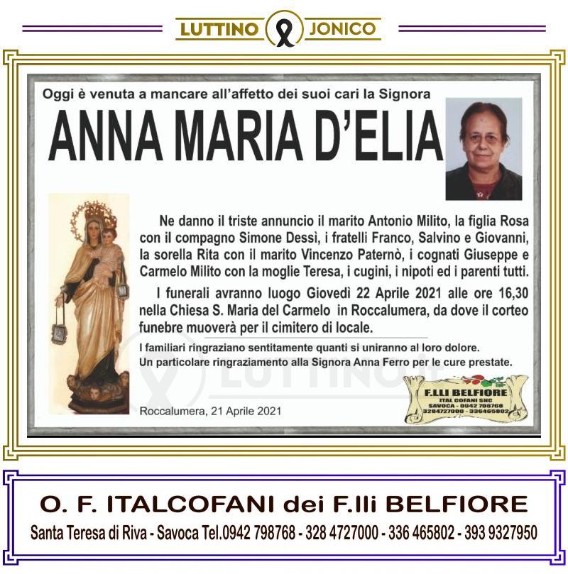 Anna Maria  D'Elia 